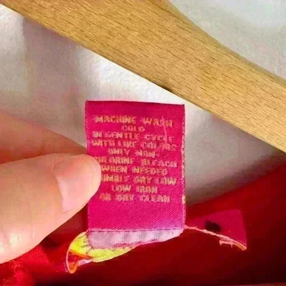 Catherine Malandrino Red Zip Back Top Shirt Blouse Unique Size Small - Picture 9 of 13